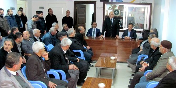 Milletvekili Erdoğan Ak Parti İlçe Teşkilatını Ziyaret Etti