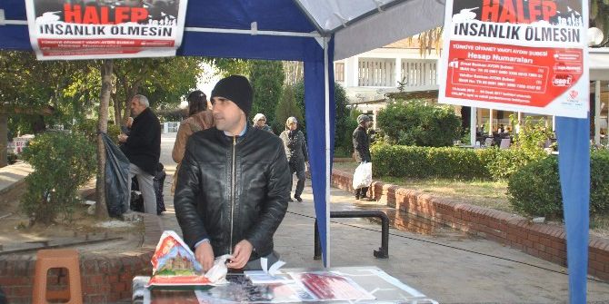 Aydınlılar Halep’e Yardım Kampanyasına Yoğun İlgi Gösteriyor