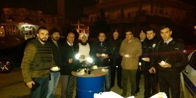 Kaymakam Kaya Yılbaşı Gecesi Denetim Yaptı