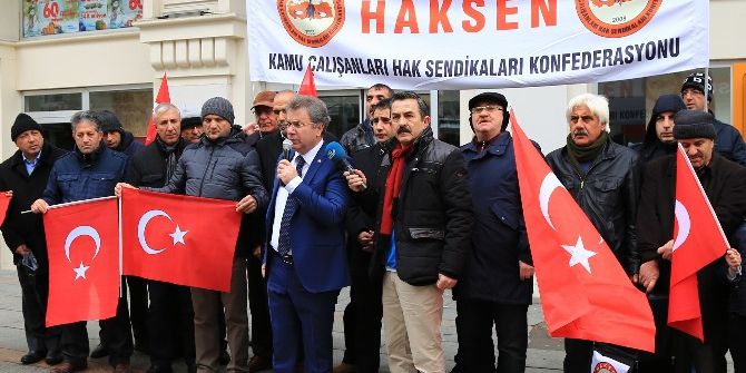 Başkent’te Çıplak Ayakla 2017’nin İlk Eylemi