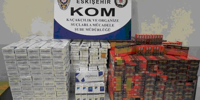 Eskişehir’de 3 Bin 495 Paket Kaçak Sigara Ele Geçirildi