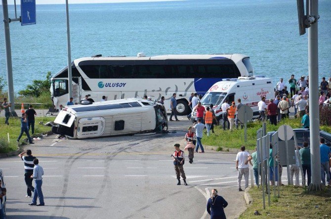 Giresun’un Görele İlçesindeki Trafik Kazasında Yaralı Sayısı 24’e Yükseldi