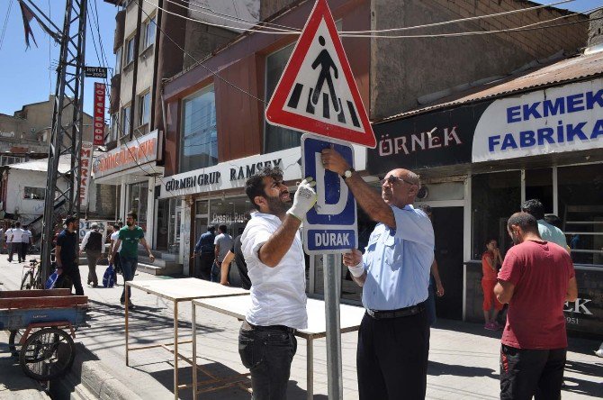 Yüksekova’da Trafik Düzenlemesi