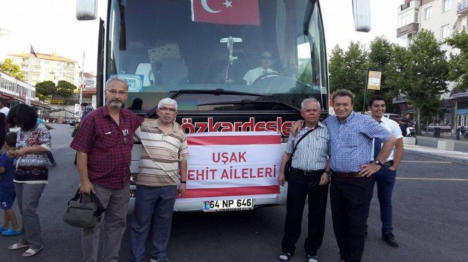 Uşak Belediyesi Şehit Ailelerini Karadeniz Turuna Gönderdi