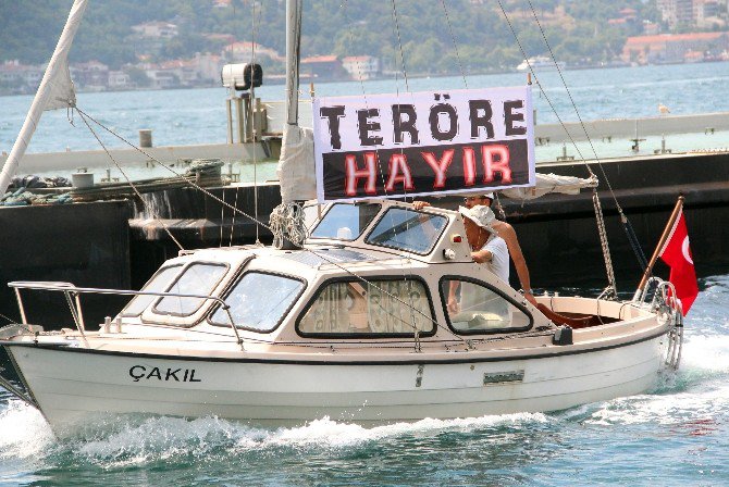 2 Bin 500 Tekne İstanbul Boğazı’nda Terörü Lanetledi