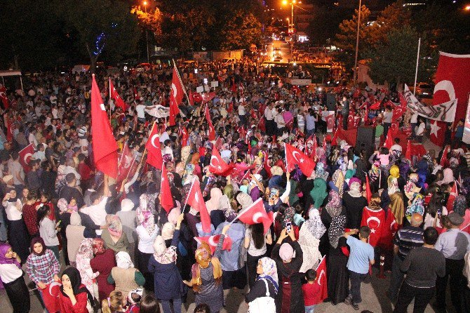 Yahyalı Demokrasi İçin Meydanları Doldurdu