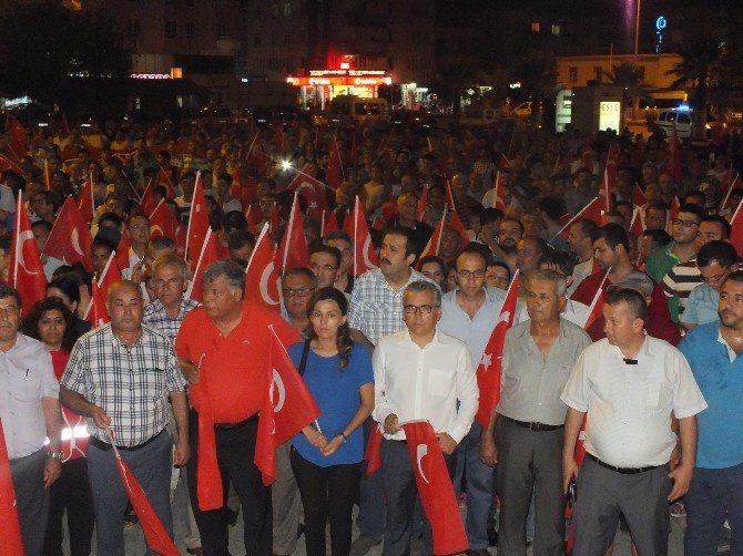 Dalaman’da Demokrasi Nöbeti Devam Ediyor