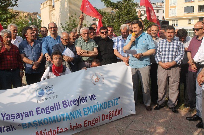 Bayburt’taki Stk’lardan Darbe Girişimine Tepki