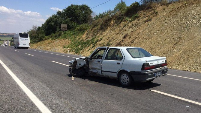 Tekirdağ’da Trafik Kazası: 4 Yaralı