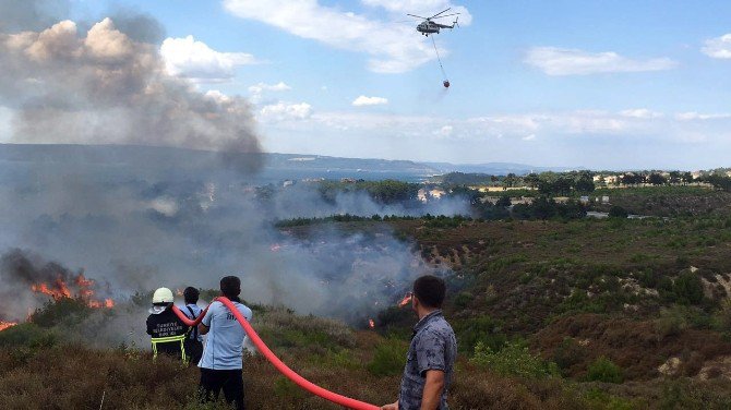 Çanakkale’de Büyük Orman Yangını