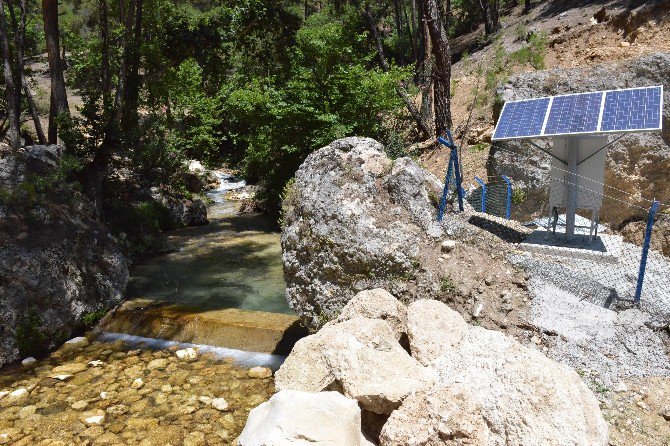 Finike Kapalı Sistem Sulama Tesisi Tamamladı