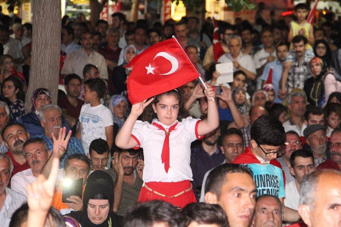 Elazığ’da Demokrasi Nöbeti Devam Ediyor