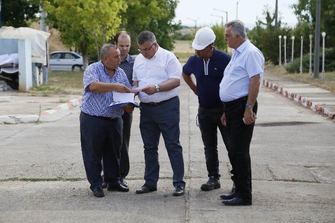 Kesimoğlu Arıtma Tesisinde İncelemelerde Bulundu