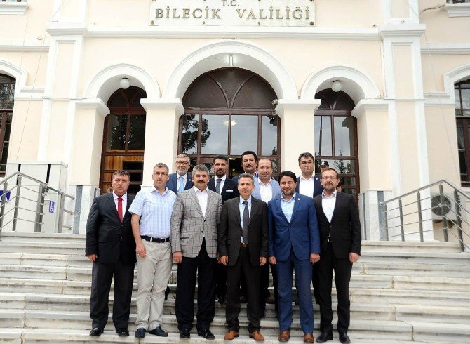 Vali Elban’a, Eskişehir’in İlçe Belediye Başkanlarından Ziyaret