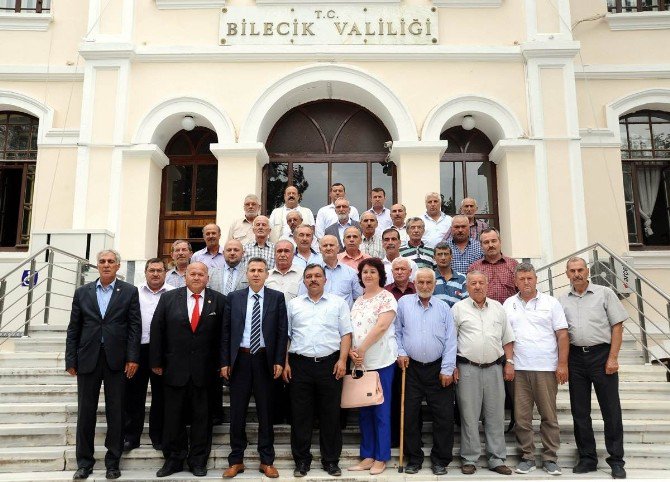 Bilecik Muhtarlar Derneği’nden Vali Elban’a Ziyaret