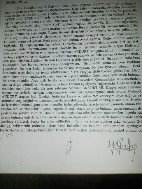 Genelkurmay 2. Başkanı Yaşar Güler, 15 Temmuz Gecesi Yaşadıklarını Anlattı