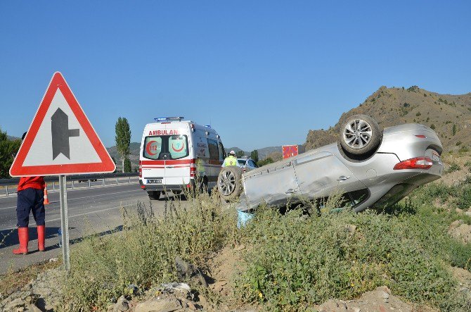 Osmancık’ta Trafik Kazası : 3 Yaralı