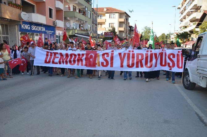 Sapanca’da Demokrasi Yürüyüşü