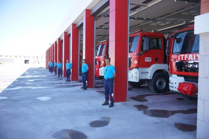 Kayseri Osb’nin Yeni İtfaiye Binası Hizmete Hazır