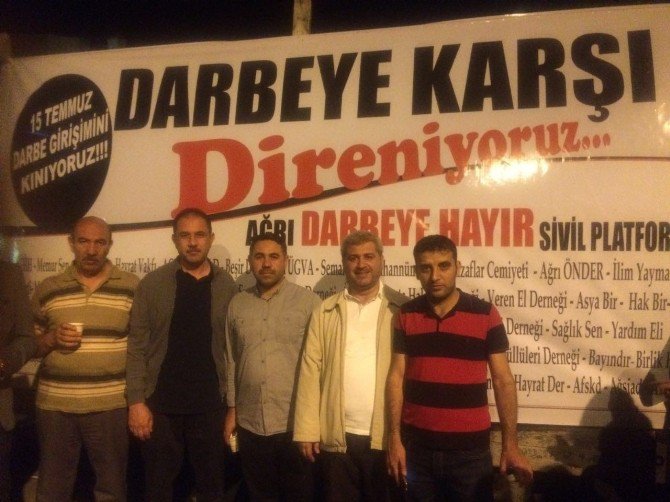 Ağrı Kültür Ve Eğitim Derneği’nden Darbe Girişimine Kınama