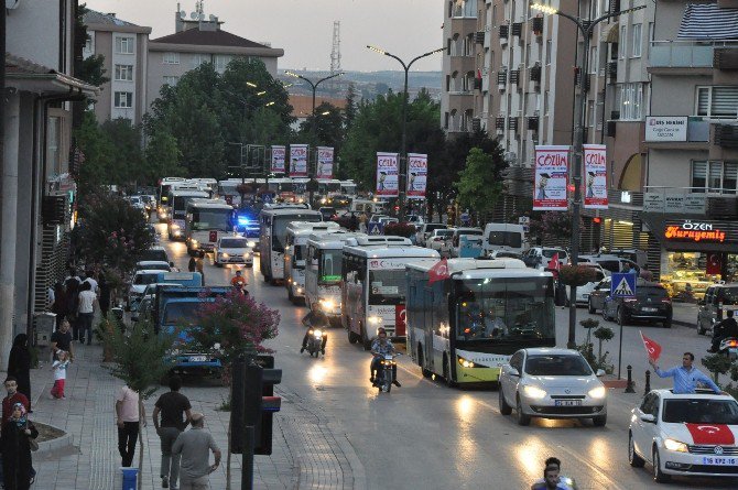 İnegöl’de Demokrasi Konvoyu