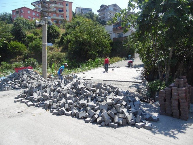 Gülüç Belediyesi Parke Çalışmalarına Başladı