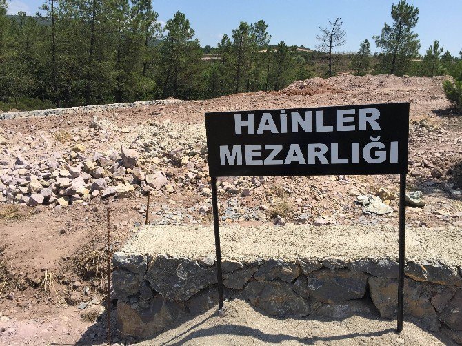 Vatan Hainleri Mezarlığı Görüntülendi