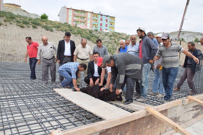 Kadışehri Kültür Merkezi Ve Düğün Salonu Temeli Atıldı