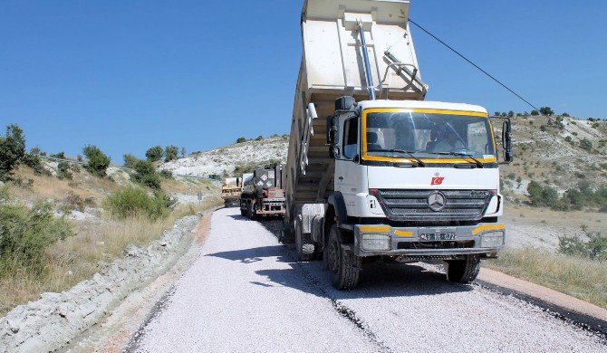 Eskigediz Akçaalan-emet Bağlantı Yolunun Yapımına Başlandı