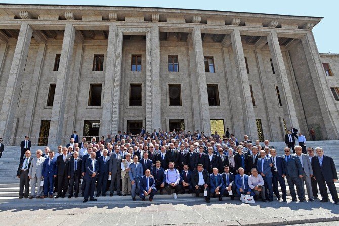 Tgtv Üyeleri Tbmm Başkanı Kahraman’a Geçmiş Olsun Ziyaretinde Bulundu