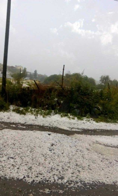 Ardahan’da Dolu Sürprizi