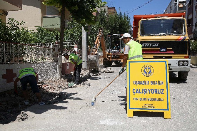 Buca’ya 1 Milyon 400 Bin Liralık Kaldırım