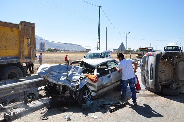 Kahramanmaraş’ta Trafik Kazası: 4 Yaralı