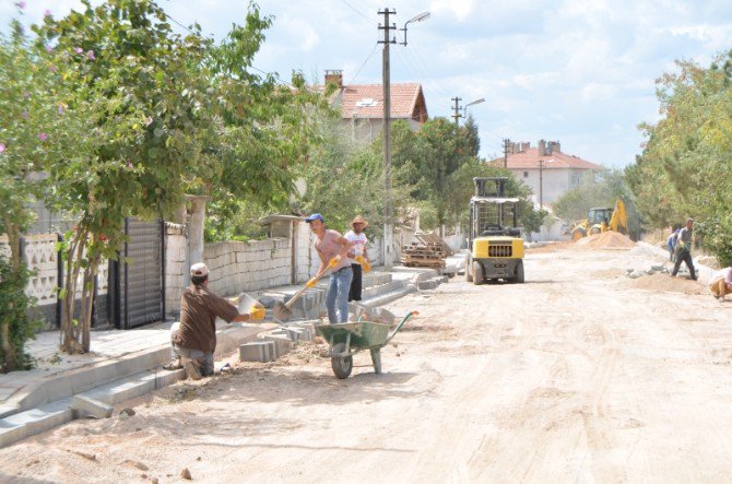 Babaeski’de Yol Yapım Çalışmaları