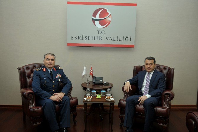 Hv. Korg. Mehmet Şanver’den Vali Çelik’e Veda Ziyareti