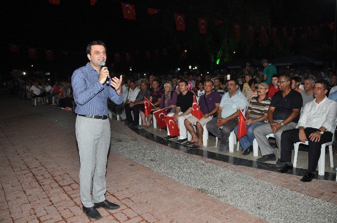 Milletvekili Köse, Manavgat’ta Demokrasi Nöbetine Katıldı