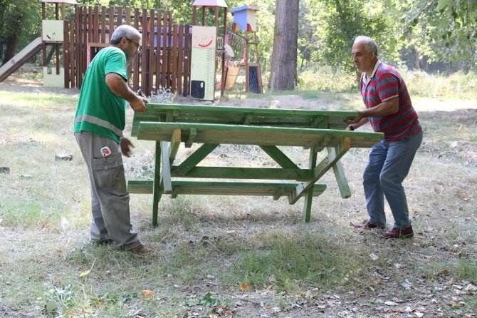 Belediyeden Kent Ormanı’nda Bakım