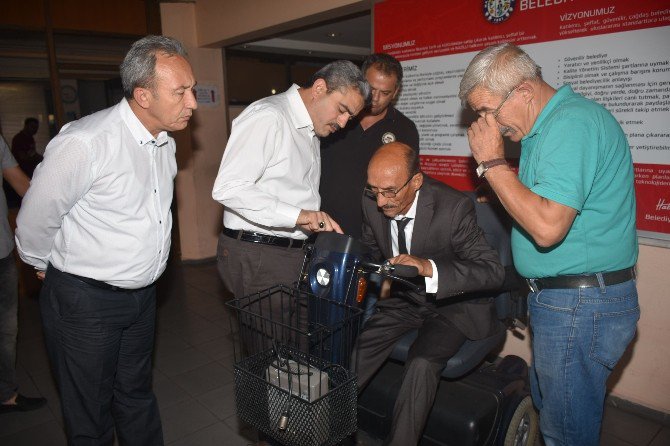 Nazilli’de 19. Üç Tekerlekli Akülü Motosiklet Yerine Ulaştı