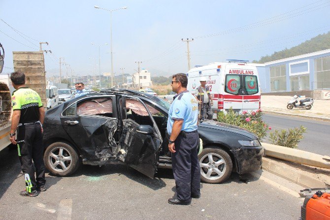 Bodrum’da Trafik Kazası: 2 Yaralı