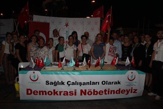 Çanakkale’de Demokrasi Nöbeti Devam Ediyor