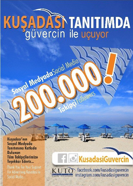 Kuşadası Tanıtımda “Güvercin“ İle Uçuyor