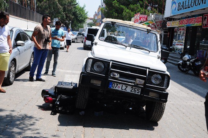 Manavgat’ta Trafik Kazası: 1 Yaralı