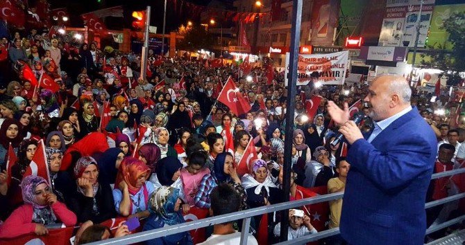 Şevki Yılmaz Van’da Demokrasi Nöbetine Katıldı