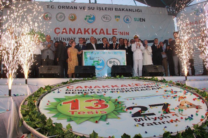 Çanakkale’de 274 Milyon Tl’lik Tesisin Temeli Atıldı