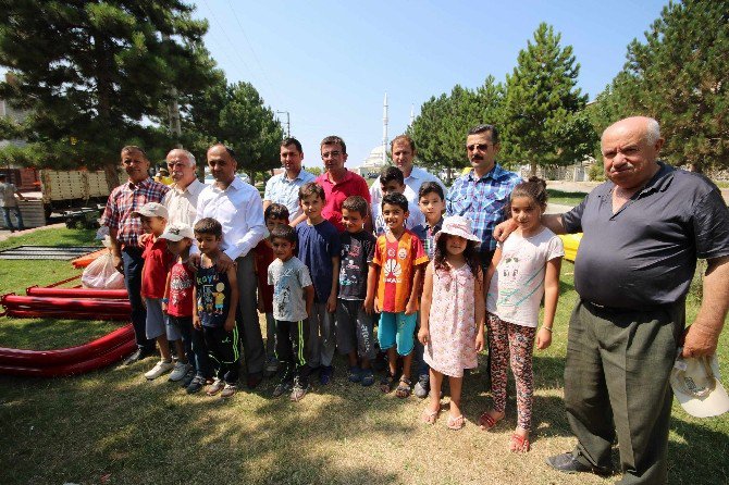 Beyşehir’de Çocuklara Daha Güvenli Oyun Parkları