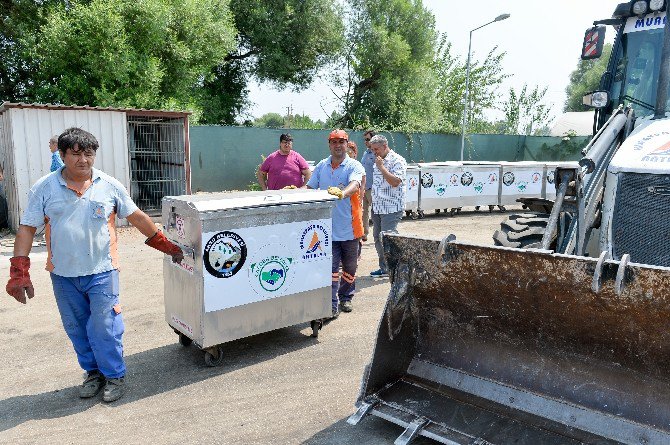 Muratpaşa’dan Aksu’ya Çöp Konteynırı