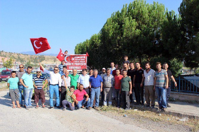 Osmancık Sanayi Esnafından Demokrasi Konvoyu