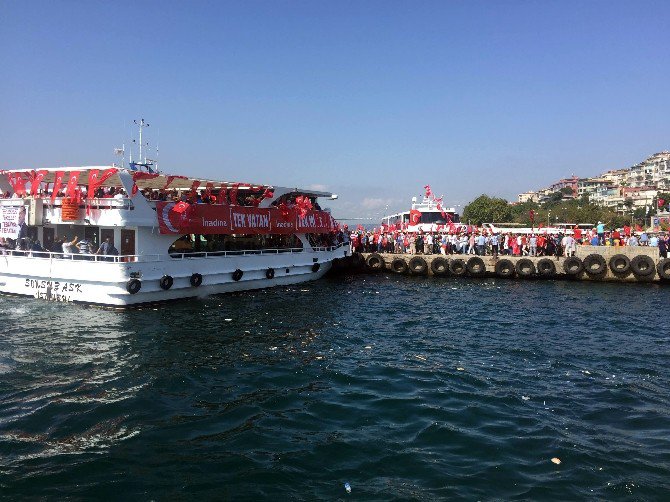 Üsküdar’da Trafik, Mitinge Akın Eden Vatandaşlar Nedeniyle Durma Noktasına Geldi