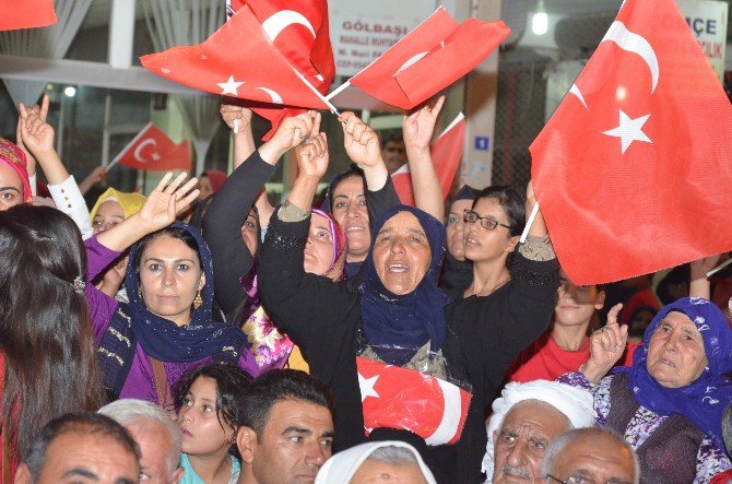 Viranşehir’de Binlerce Kişilik Demokrasi Yürüyüşü