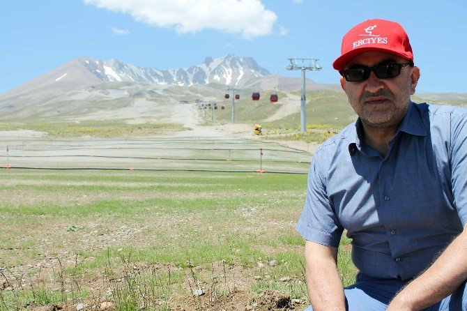 Erciyes Kışın Beyaz, Yazın Yeşil Gelinlik Giyecek